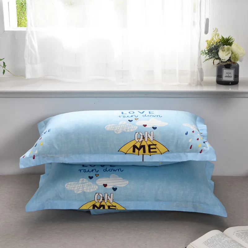 

Modern Cartoon 48x74 cm Pillowcase Purple Leaf Printed Pillowcase Plant Flower Pillow Cover Polyester Pillow Case (No Filler)