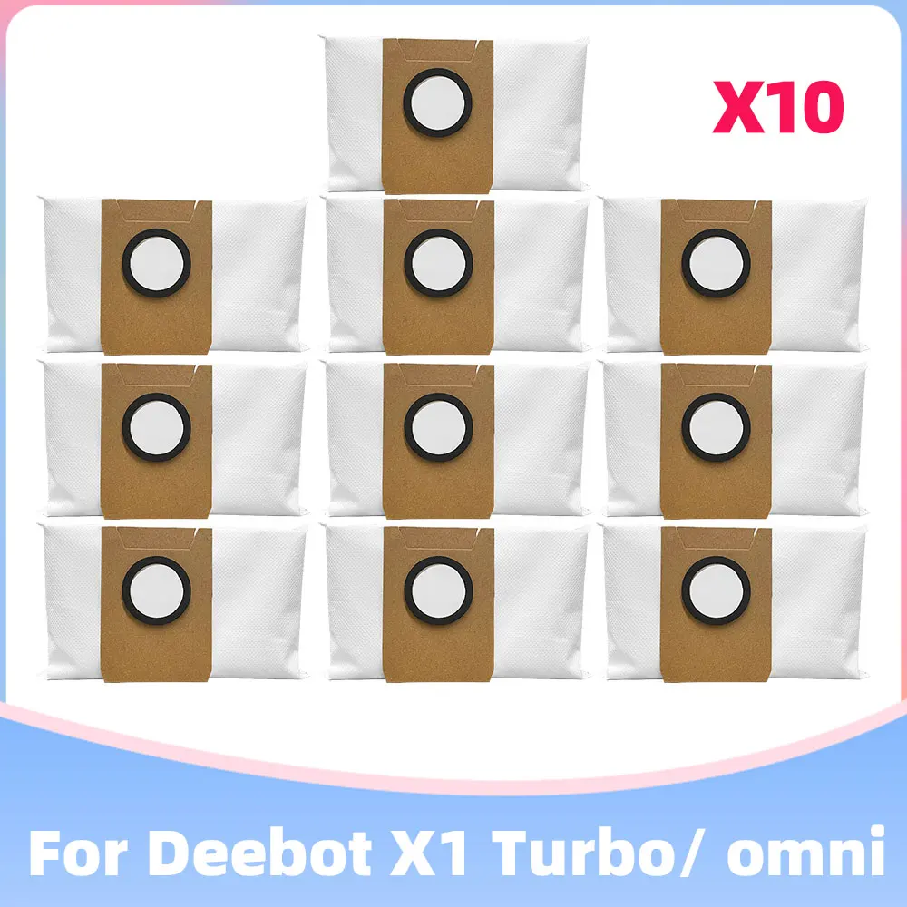 Dust Bag Spare Parts for Ecovacs Deebot X1 TURBO / OMNI T10 Robot Vacuum Cleaner Replacement Accessories