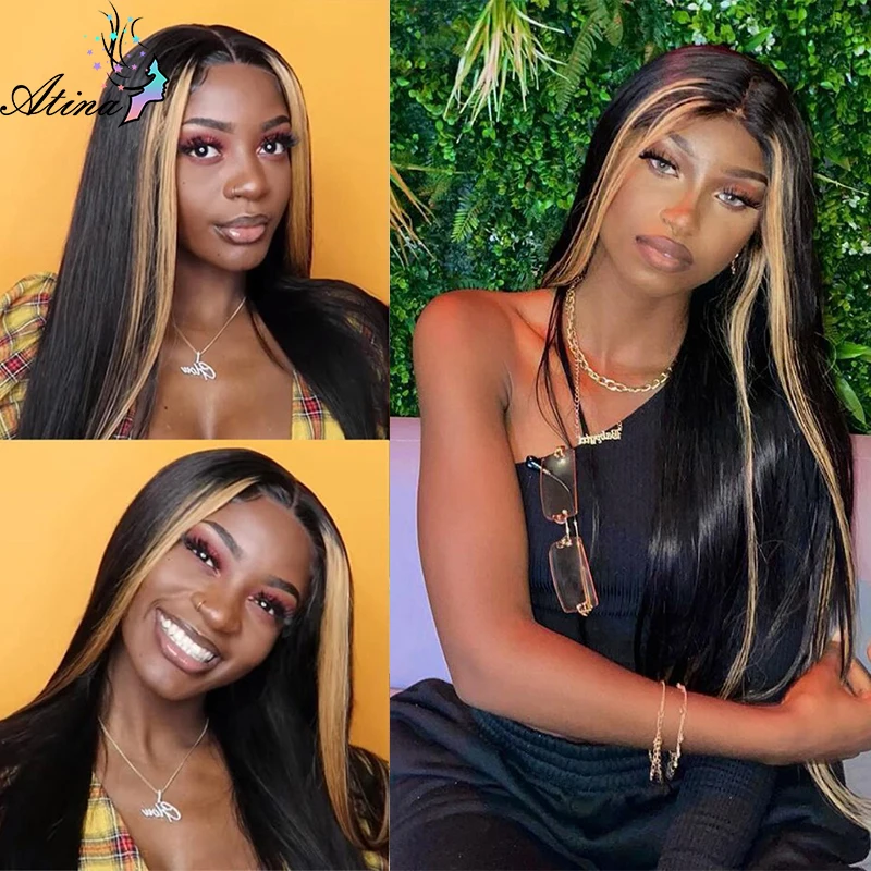 Парик из человеческих волос с лейс фронталом в стиле Омбре медово-блондин с подчеркиванием и цветом бургунди 99J, реми бразильского происхождения для чернокожих женщин.