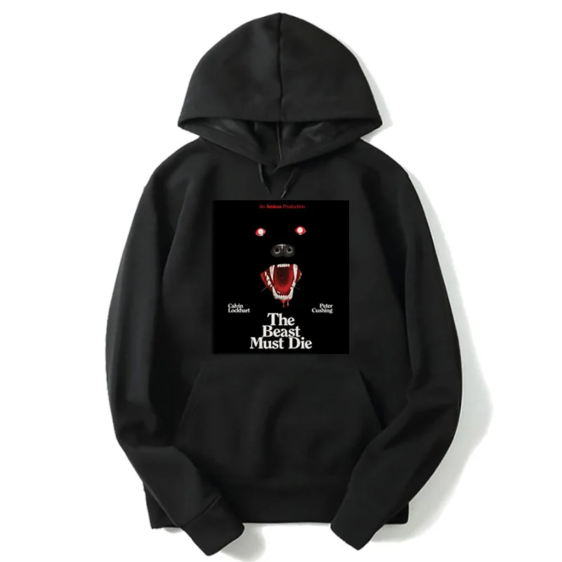 The Beast Must Die Hoodie Long Sleeve Hooded Street Style Sweatshirt