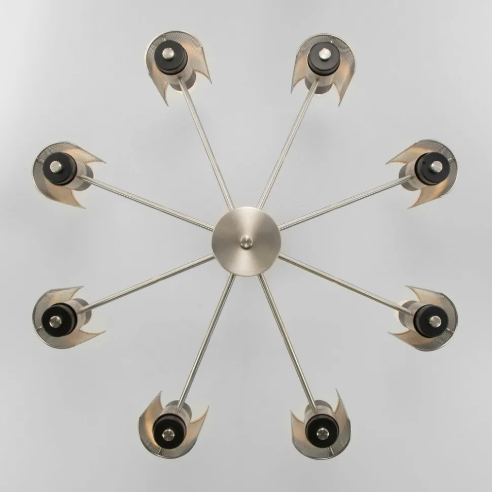 Потолочная люстра Eurosvet Grino 70139/8 никель (a057948)