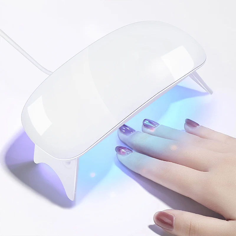

Nail Dryer Machine 6W Mini2 UV LED Lamp Portable USB Cable Home Use Mini Lamp for Drying Nails UV Gel Nail Art Manicure Tools