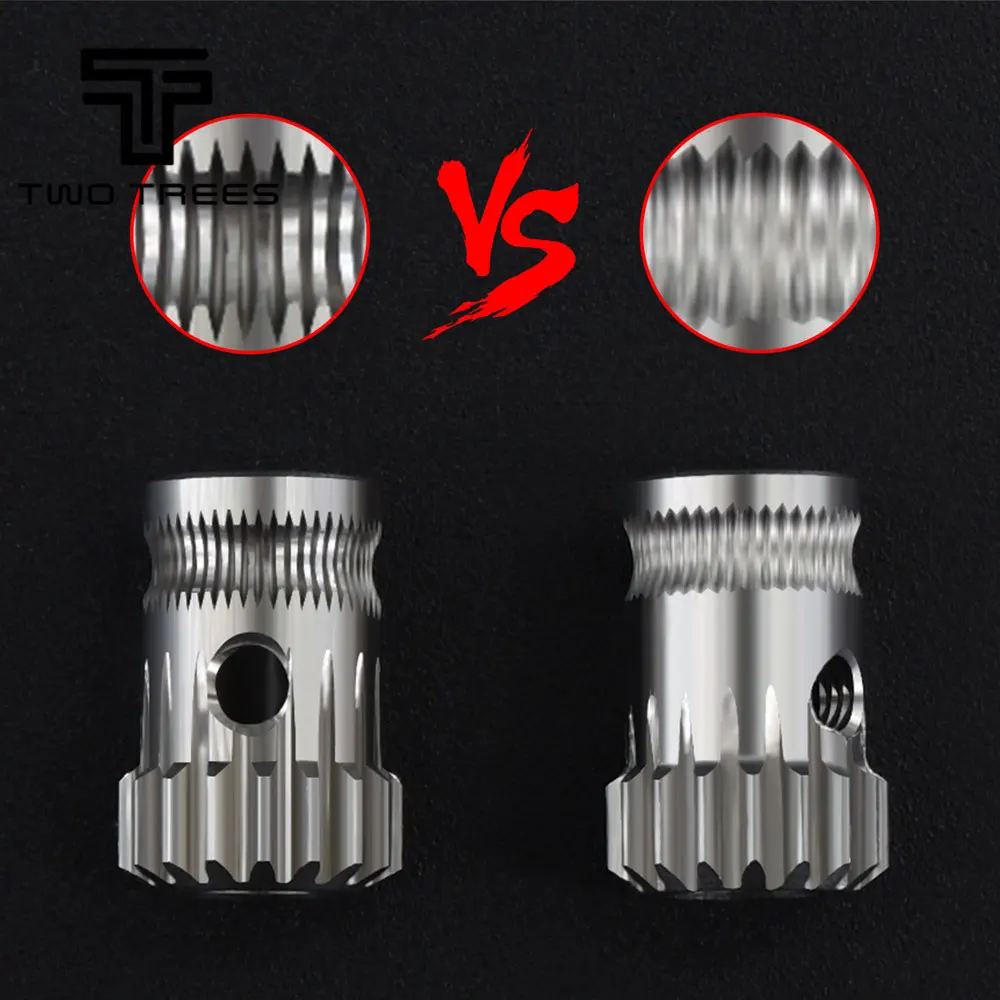 Комплект Шестерни с двойным приводом клонированный Btech обновленный экструдер