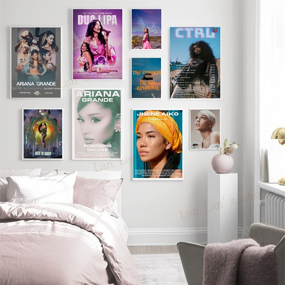 Различные постеры в стиле &quotпоп-группы&quot &quotхип-хоп&quot &quotнаклейка&quot &quotТрэвис