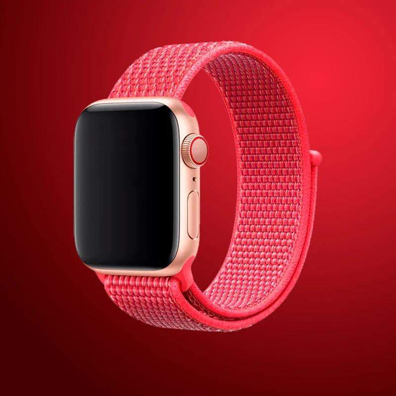 Ремешок Dismac Deluxe Series Sport 3 Band для Apple Watch 4 44mm - Hibiscus |