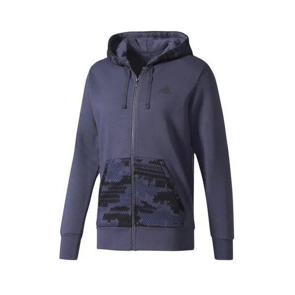 Мужская спортивная куртка Adidas Ess Aop Fz Blue|Мужские куртки| |