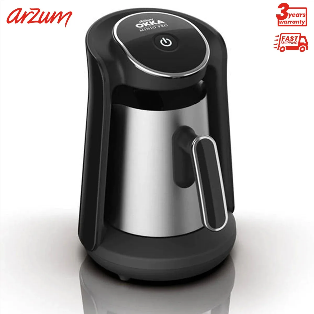 

My desire WHOPPING Minio Pro Turkish coffee Maker Authorized Dealer Licensed Product Stainless Steel Cups 4 Cup Capacity 3yr warranty