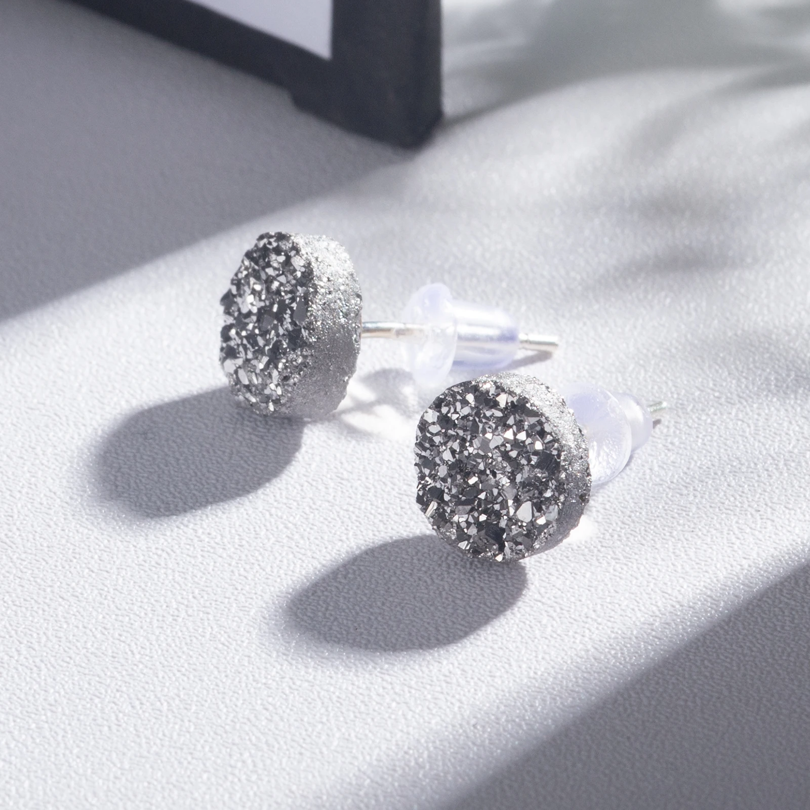 Женские серьги-гвоздики из серебра 925 пробы |