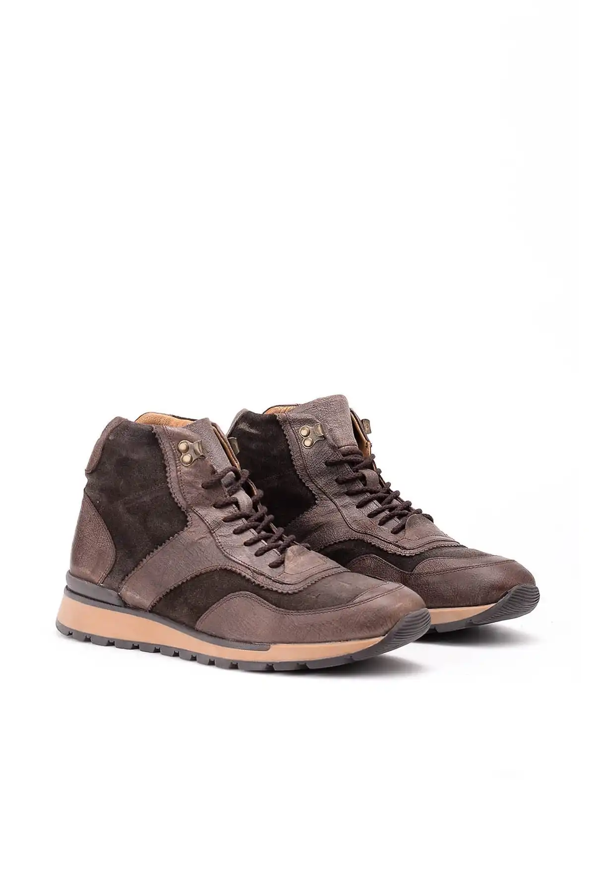 Derimod Genuine Leather Brown Men Boots |