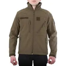 Мужская и женская тактическая куртка водонепроницаемая флисовая для активного