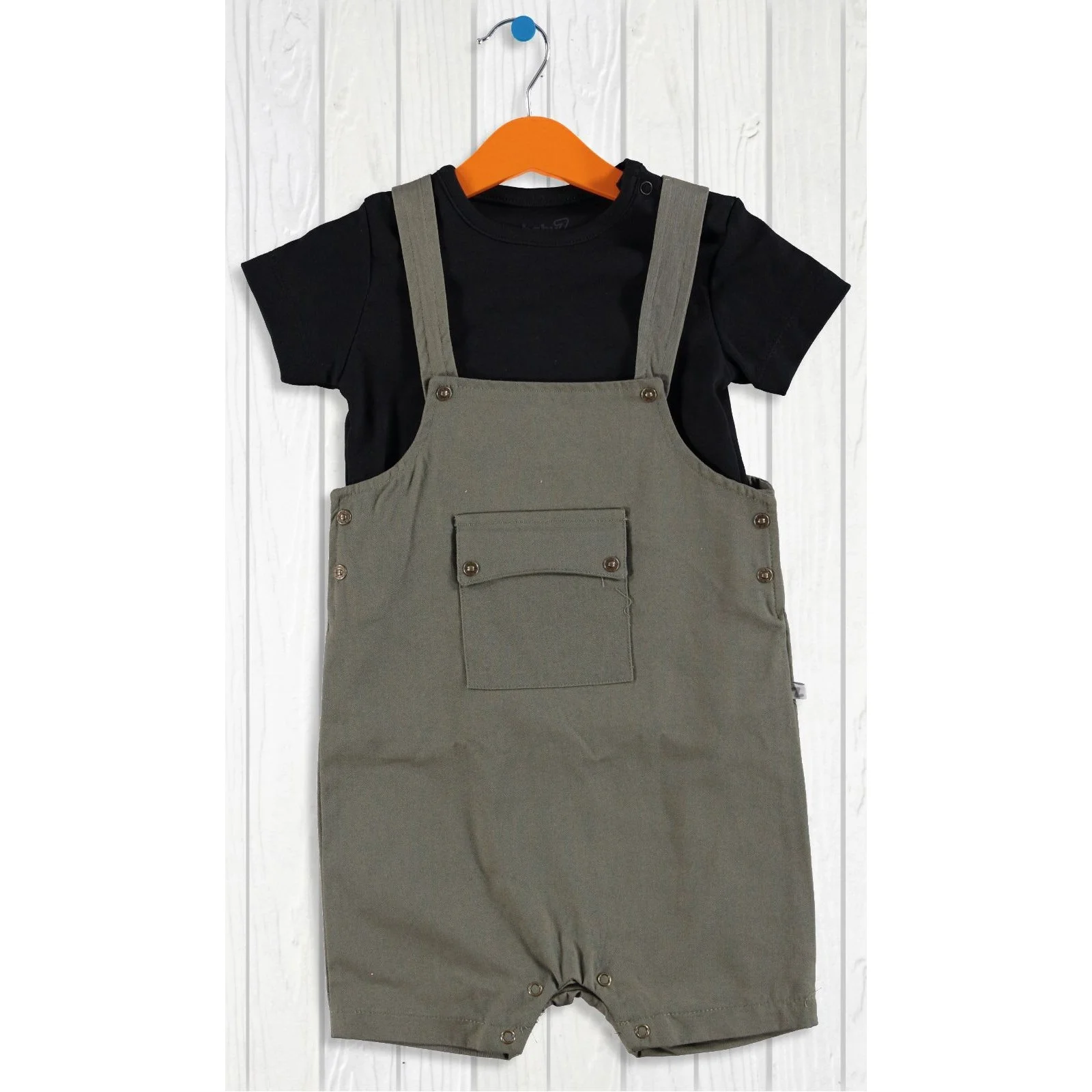 Ebebek BabyZ для маленьких мальчиков камуфляжные шорты комбинезон набор футболок| |