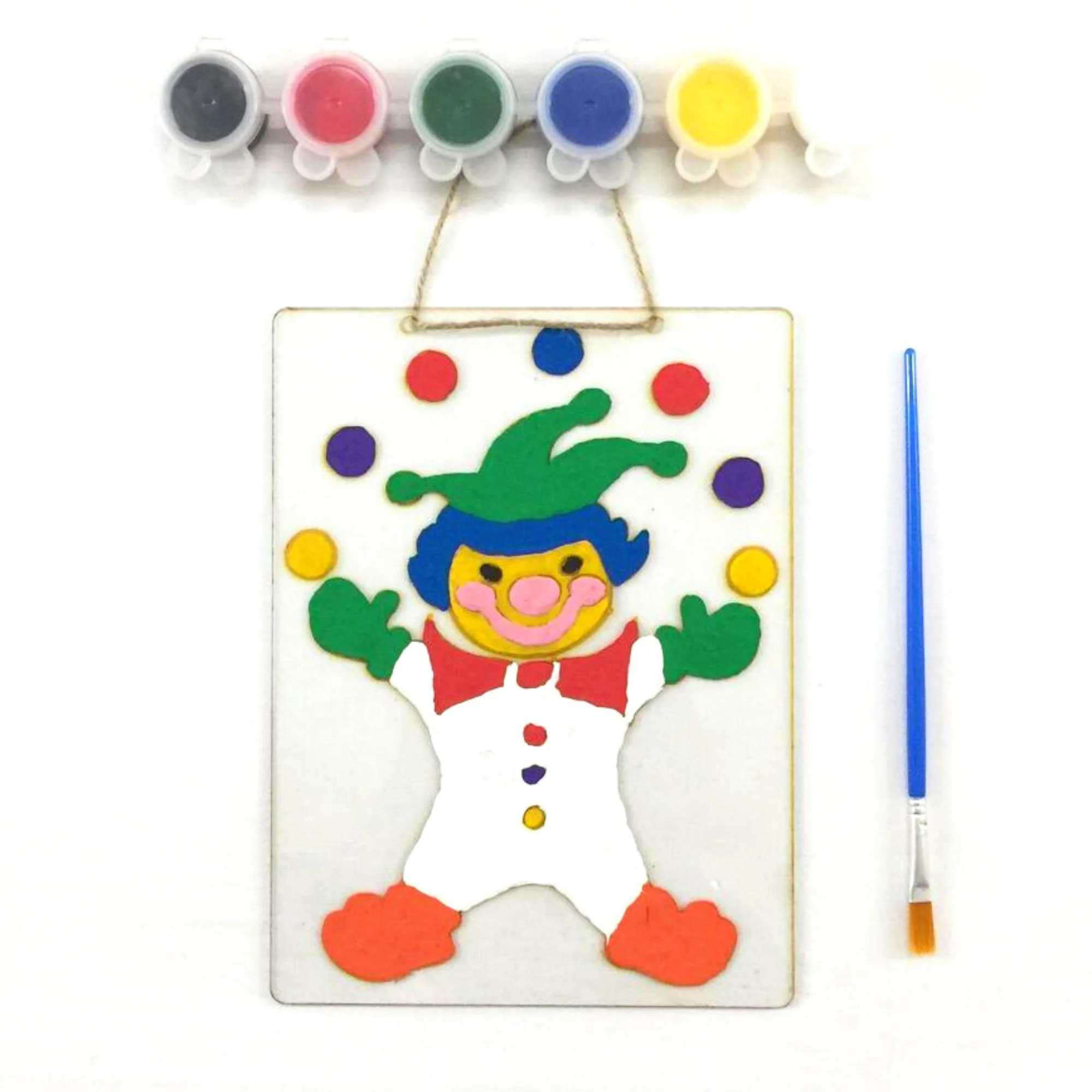 

JoyAndToys узор клоуна, стеклянная игрушка, набор для рисования, сенсорный мотор Монтессори, обучение, Ежедневная жизнь, цветные навыки, подарок ...