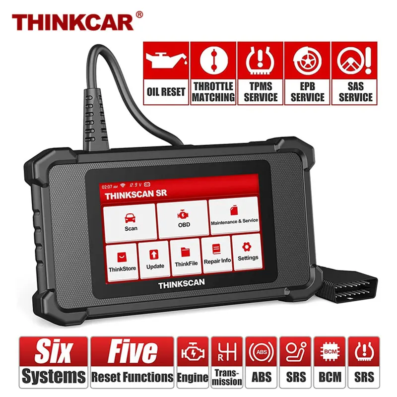 

Thinkcar Thinkscan SR6 Automend Pro OBD2 Car Scanner Diagnostic Tool obd2 Auto ENG ABS SRS Transmission Fault Code Reader Tester