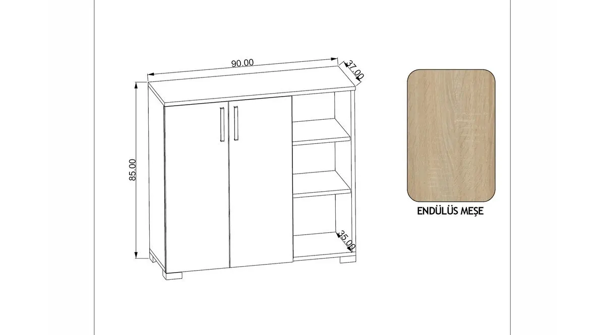 

Rakes Multi Purpose Cabinet