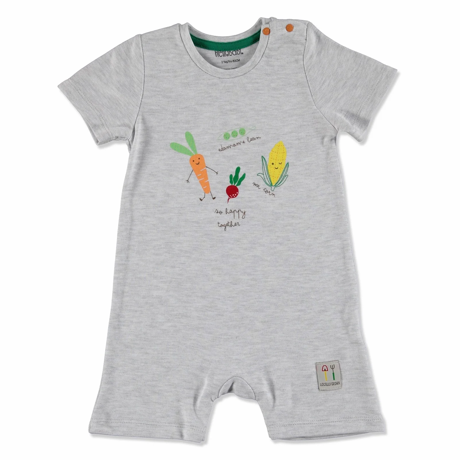Ebebek HelloBaby летний детский комбинезон с короткими рукавами и рисунком сладких