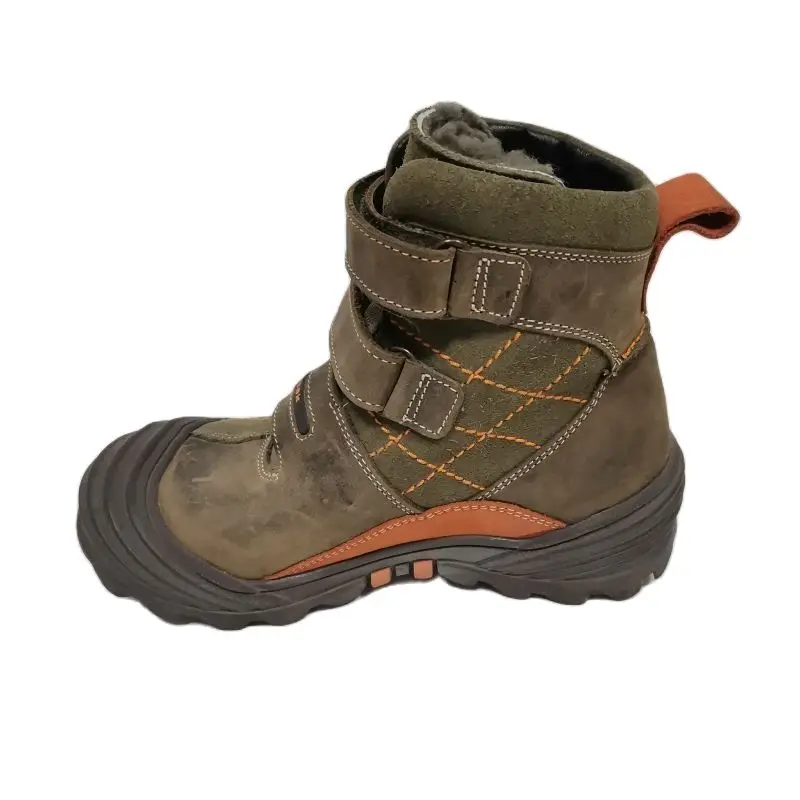 Winter boots for a boy. Genuine leather real fur (Boots Children Crocs home spring 2022 summer Girl kids Ugg Women's boy toddlers genuine