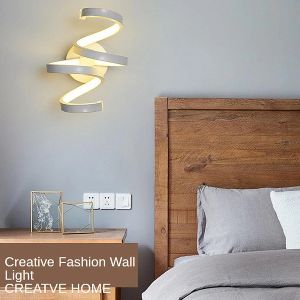 

LED wall lamp bedroom bedside study personality creative Nordic minimalist modern stair walkway living room background wall