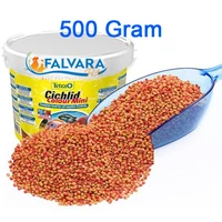 500 gram tetra cichlid colour mini granules partition from bucket fish feed cichlid feed granule feed floating bait