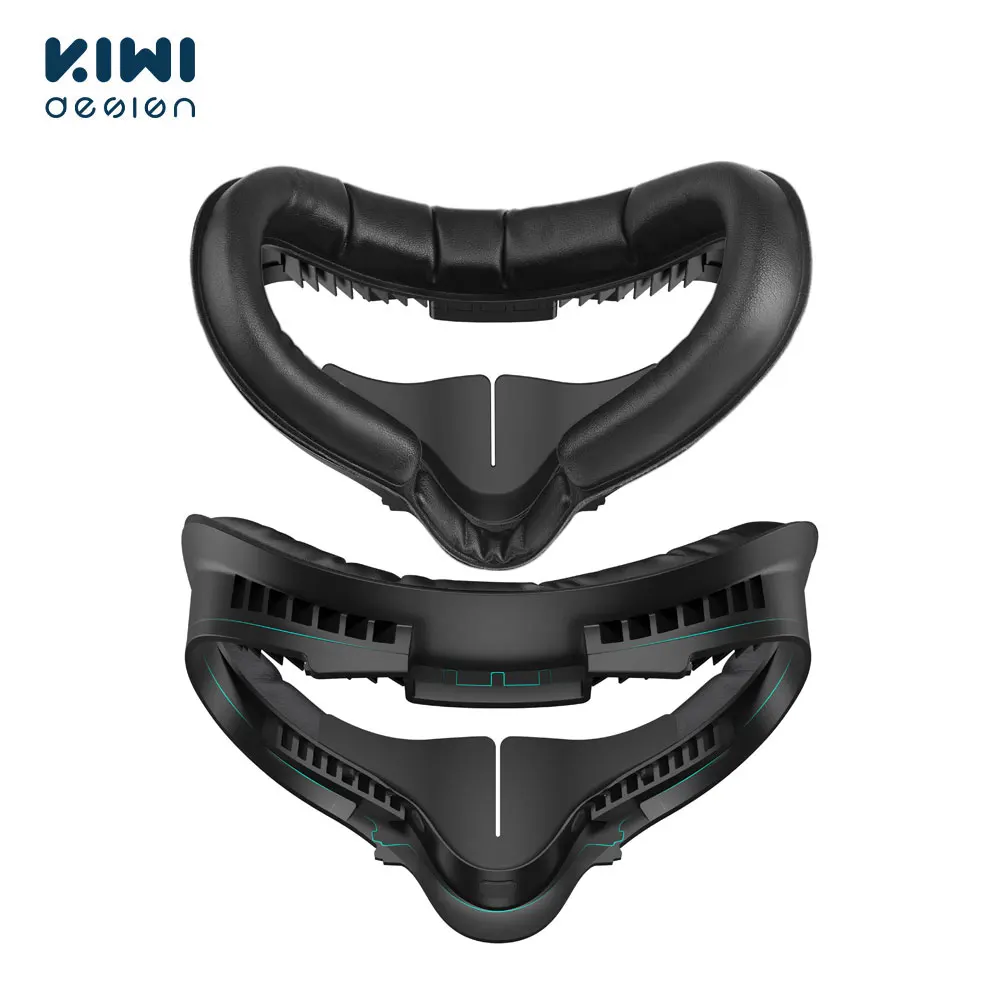 Conjunto para Oculus Capa de Olho Suporte com Len 5 em 1 Kiwi Design Atualizado Interface Facial Substituído Quest 2 Acessórios Capa vr