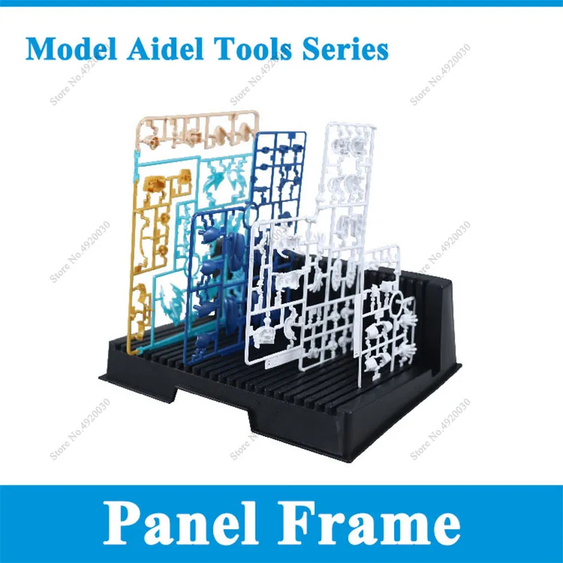 Black Pieces Shelves Tool Rack Support For Model Making Parts HG/RG/Sd/SHF Rabot Toys DIY Toy Assembly De Luz Juguetes Kpop