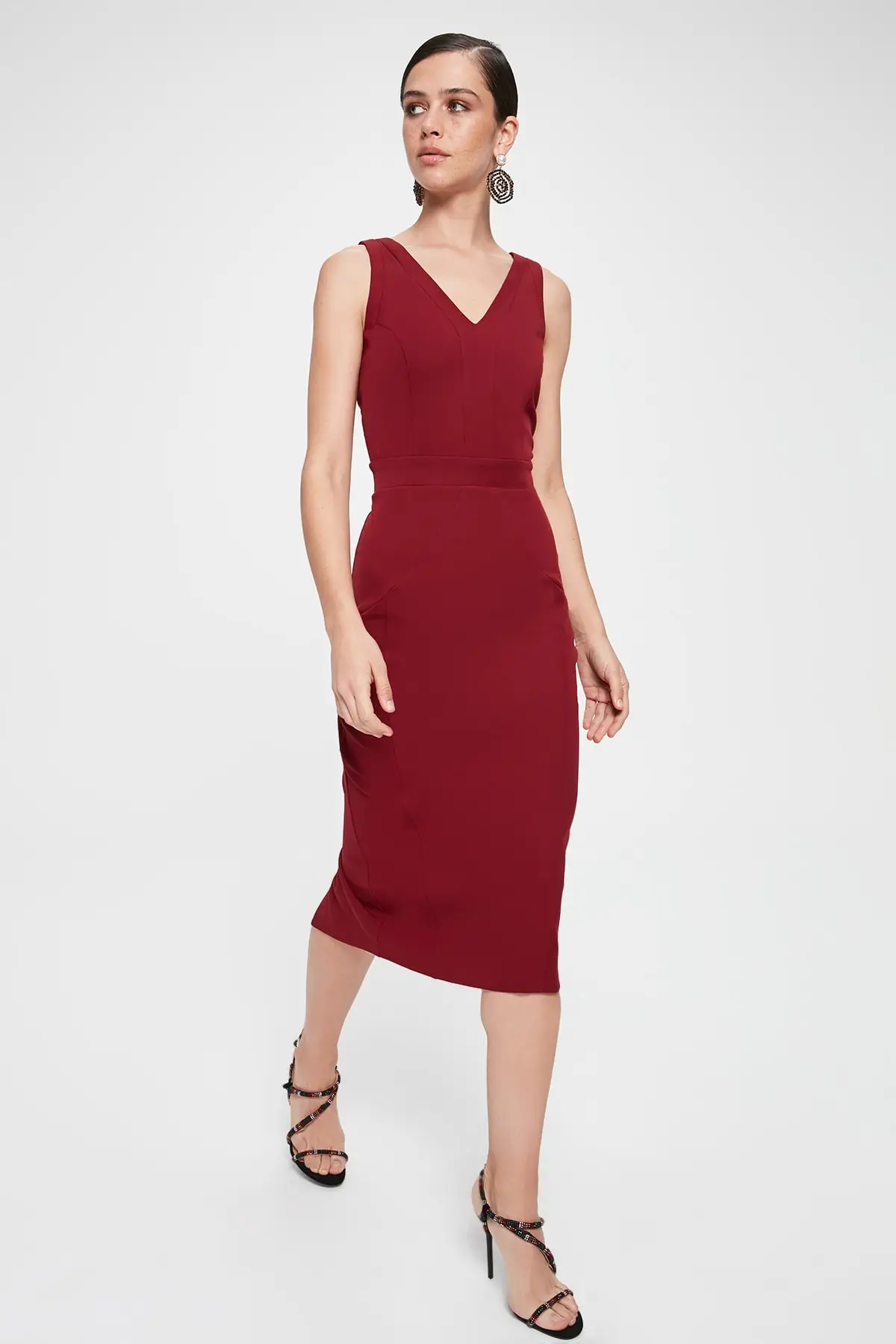Trendyol Slits Dress TPRAW20EL1878 | Женская одежда