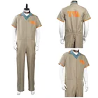 2021 ТВ Локи комбинезон Косплей Костюм ТВ а тюремная форма комбинезон наряды Хэллоуин карнавал костюм