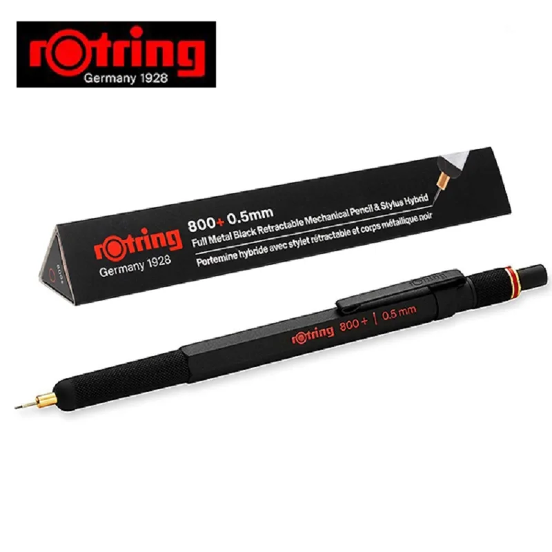 Rotring 800 Plus Stylus + Black Mechanical Pen 0.5 mm