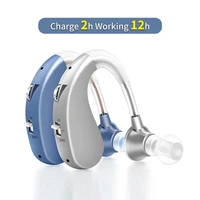 portable hearing aids rechargeable hearing device mini earphone sound amplifier aid elderly hearing loss help aparelho auditivo