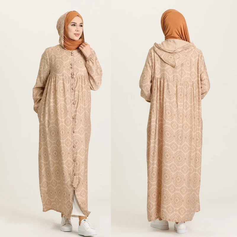 Abaya, Турция, мусульманское женское модное платье, кафтан, мусульманская одежда, хиджаб, кафтан, Бурка, Турция, модель сезона 2021, кафтан с капюш...
