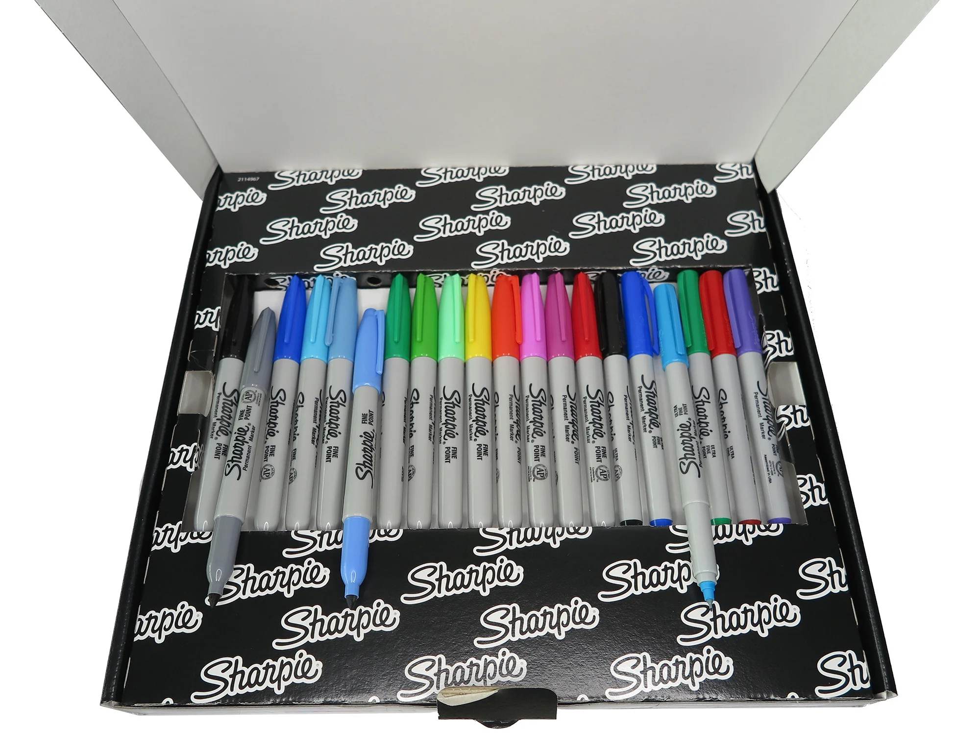 Набор маркеров перманентных Paper Mate Fine 2115767 Sharpie пулевидный пиш. наконечник 0.9мм
