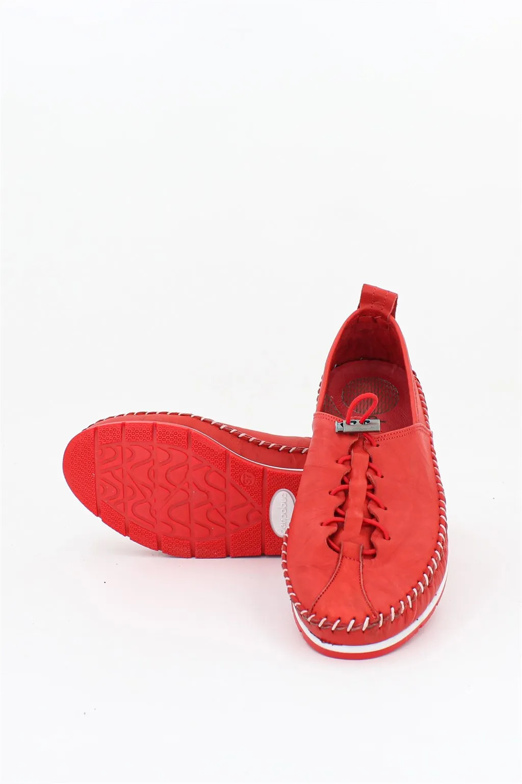 Women Natural 100% Genuine Leather Flat Casual Shoes Brand High Quality Leather Lace-up Solid Colors Elegant Ladies Flats spring