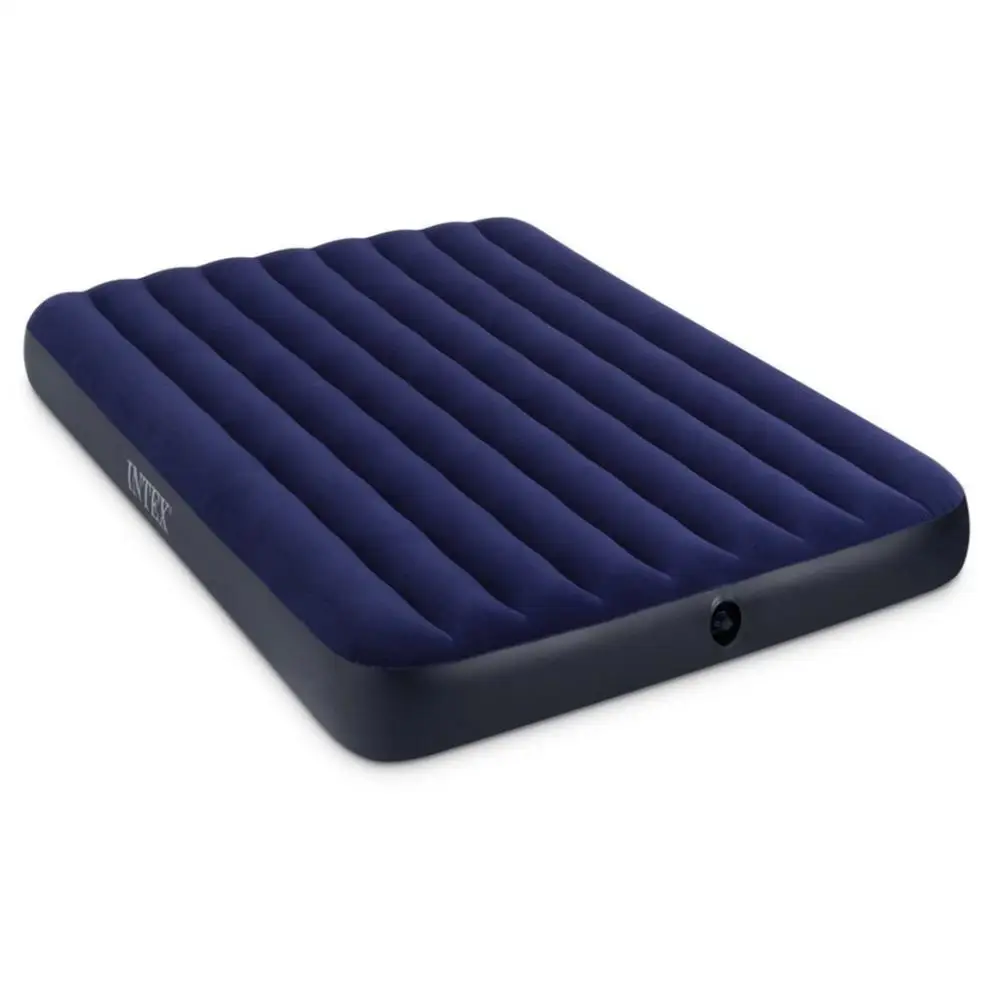 Надувной матрас Intex Classic Downy Airbed Fiber-Tech 25СМ высота кровать в палатку плавать отдых