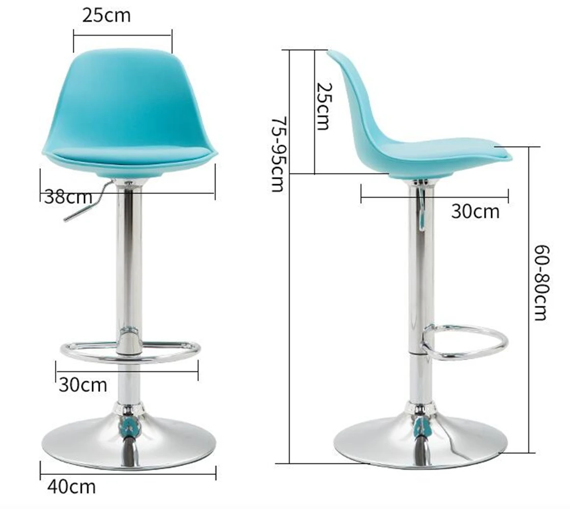 Высокий Регулируемый Кухонный Стул современный стул для гостиной офиса и кухни