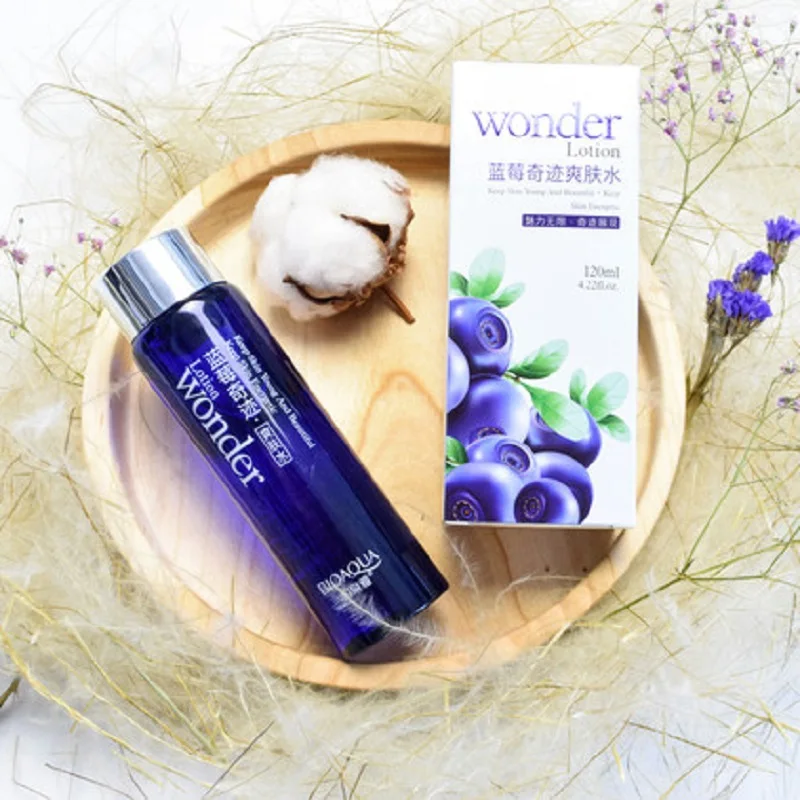 ЛОСЬОН ДЛЯ ЛИЦА С ЭКСТРАКТОМ ЧЕРНИКИ BIOAQUA WONDER LOTION | Красота и здоровье