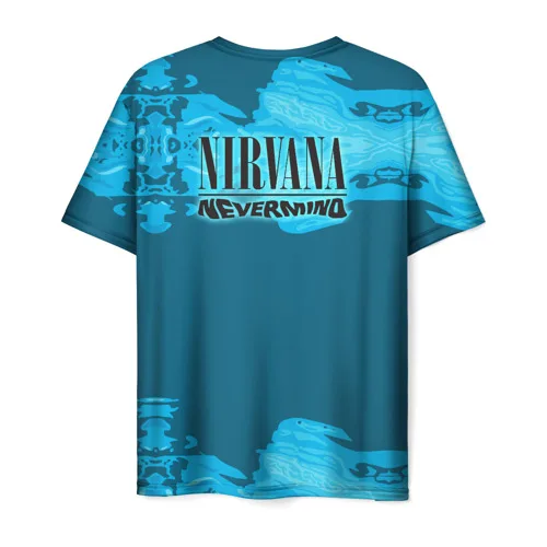 Мужская футболка 3D Nirvana &amp Simpson | Футболки