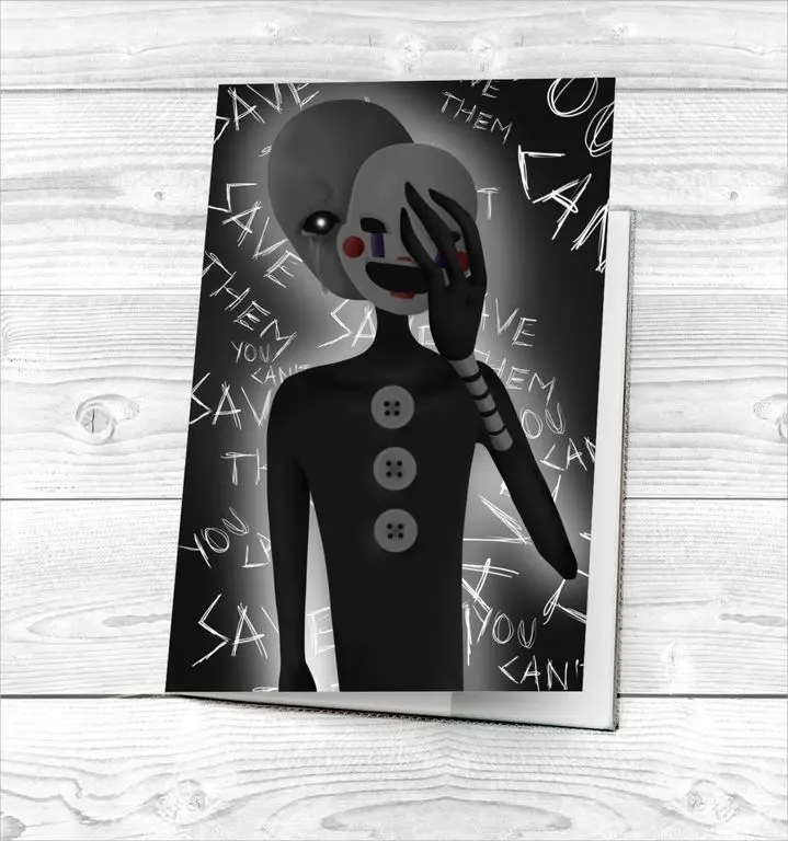 Обложка на паспорт 5 Ночей с Фредди Five Nights at Freddy's ФНАФ Аниматроники №6 | Багаж и