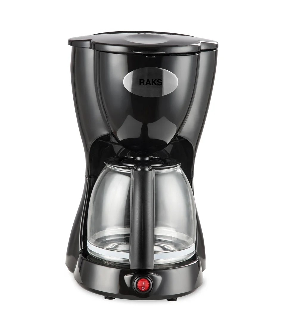 

RAKS TOSCA Filter Coffee Machine 1000W 10-12 cup water tank capacity: 1.2 L Removable filter basket