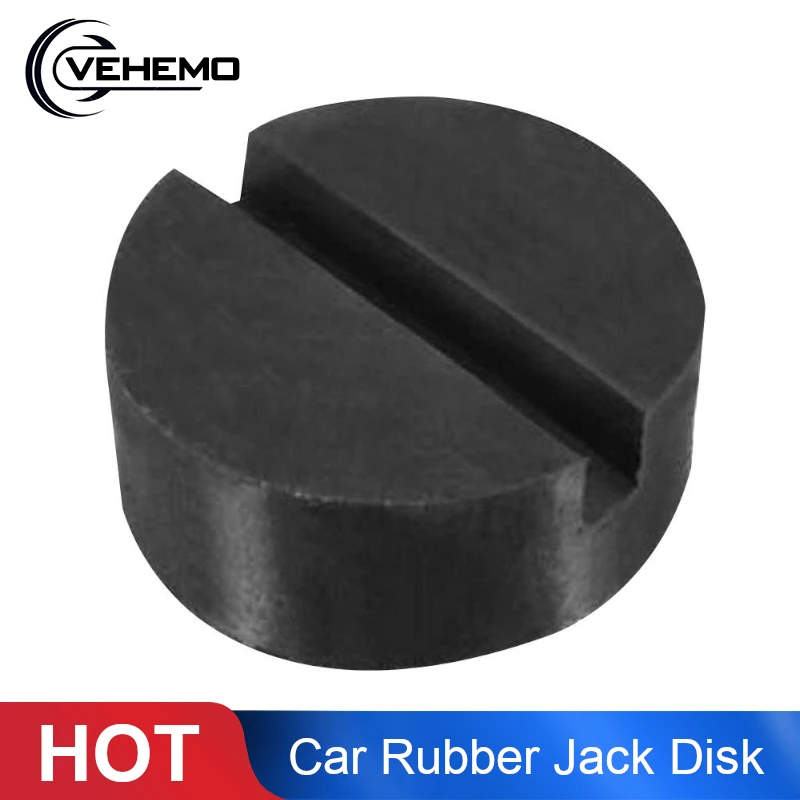 

Vehemo Car Rubber Disc Pad Car Vehicle Jacks Jack Pad Frame Protector Rail Floor Jack Guard Adapter Tool Jacking Lifting Disk