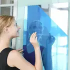 Светоотражающие зеркальные наклейки 50 Х100 см, настенные водонепроницаемые самоклеящиеся наклейки, пленка, зеркальная Серебристая изоляционная наклейка, украшение для дома