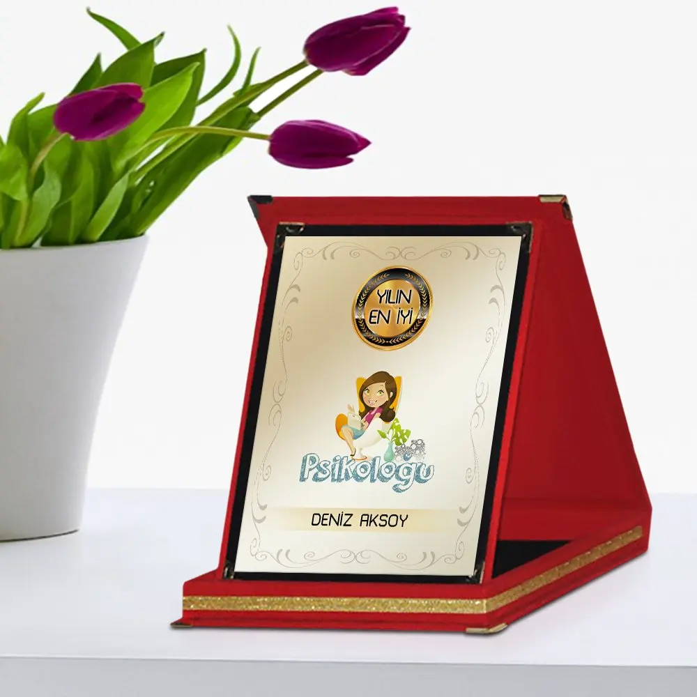 

Personalized Best Psikoloğu Red Plaque Award Of The Year-2