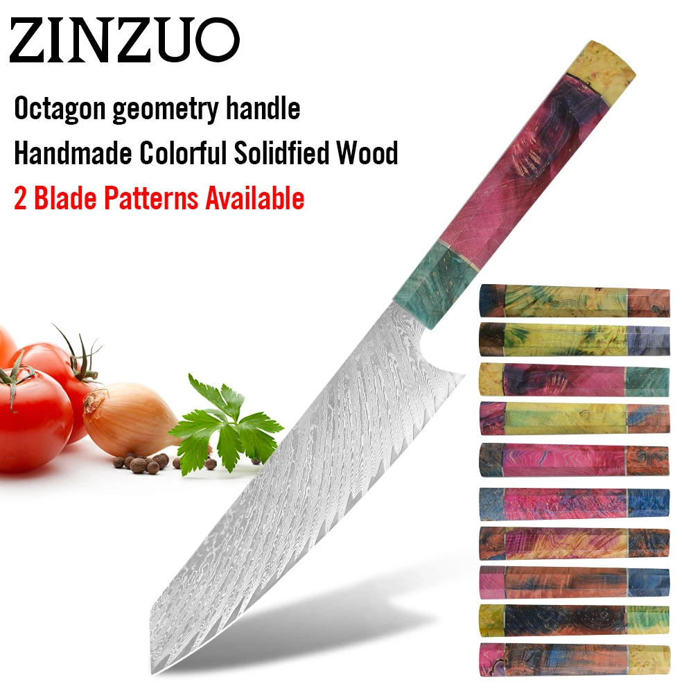 Нож шеф-повара из дамасской стали японские универсальные ножи острый Мясницкий