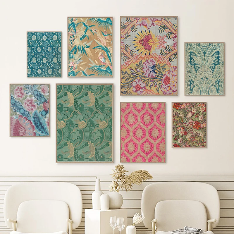 Винтажная картина с изображением Желтых Цветов, художественные принты, цветочные декоративные картины в стиле бохо, античное растительное искусство, постер на холсте, домашний декор