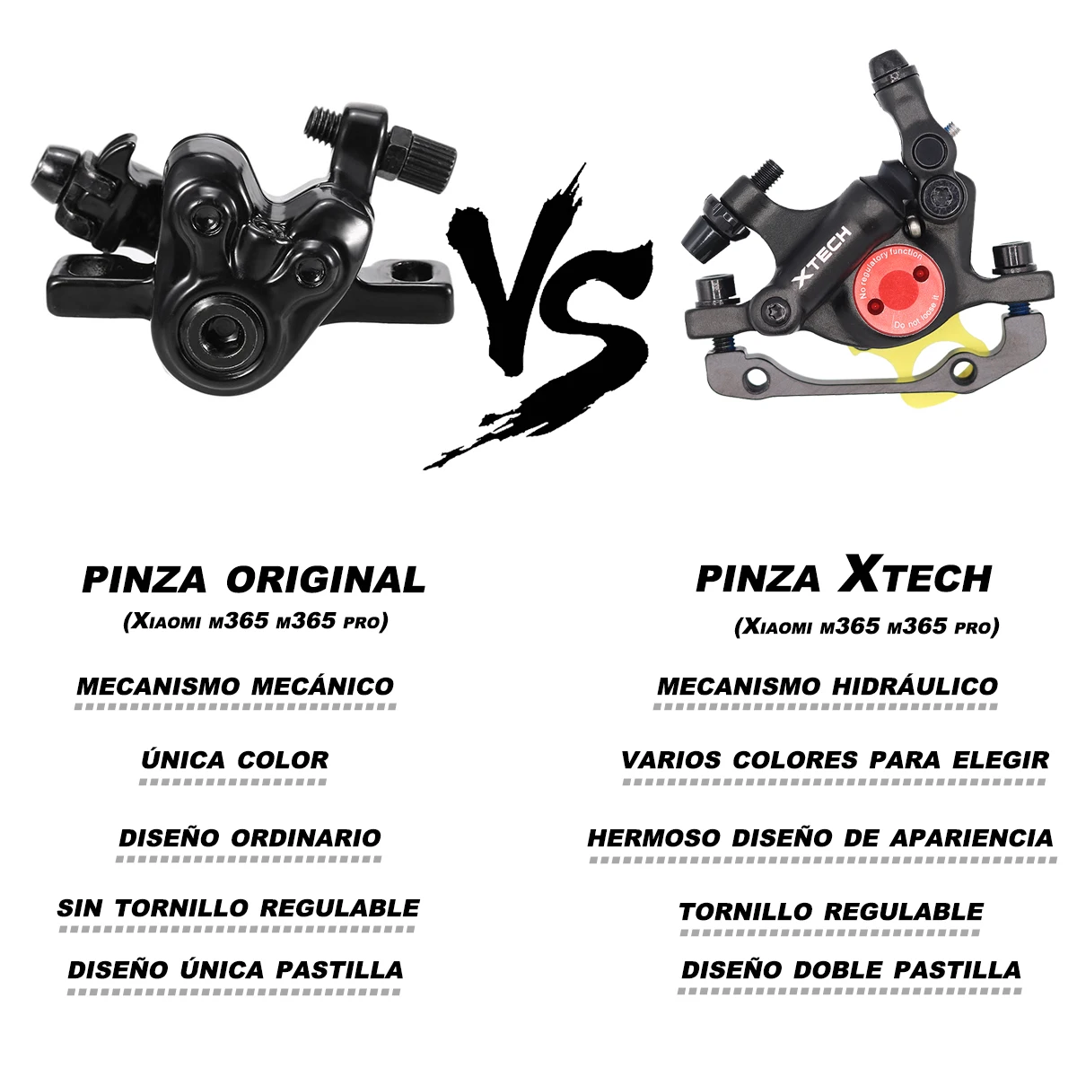 Xtech hydraulic brake caliper mtb bike mountain road discs 120mm for XIAOMI M365 PRO 1S MIJIA essential scooters accessories spare parts ZOOM HB100