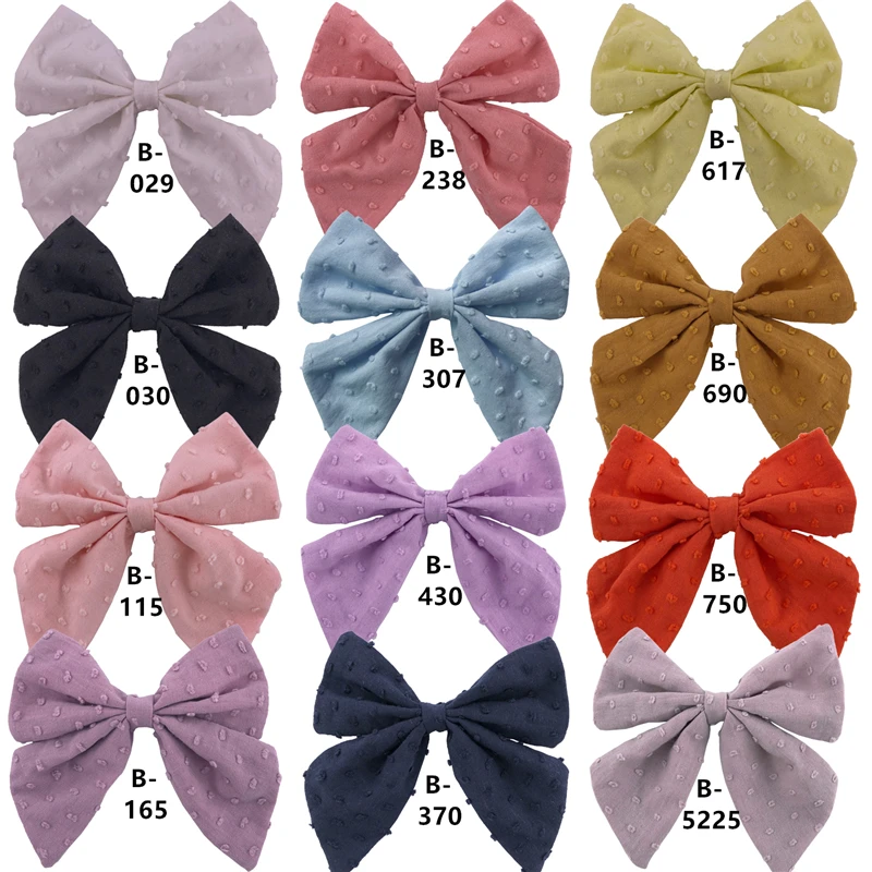 2 PCS Girls Women Linen Bow Hair Clips Big Sailor Bow Barrettes Baby Kids Hairgrips Hair Bows Accessories Headwear