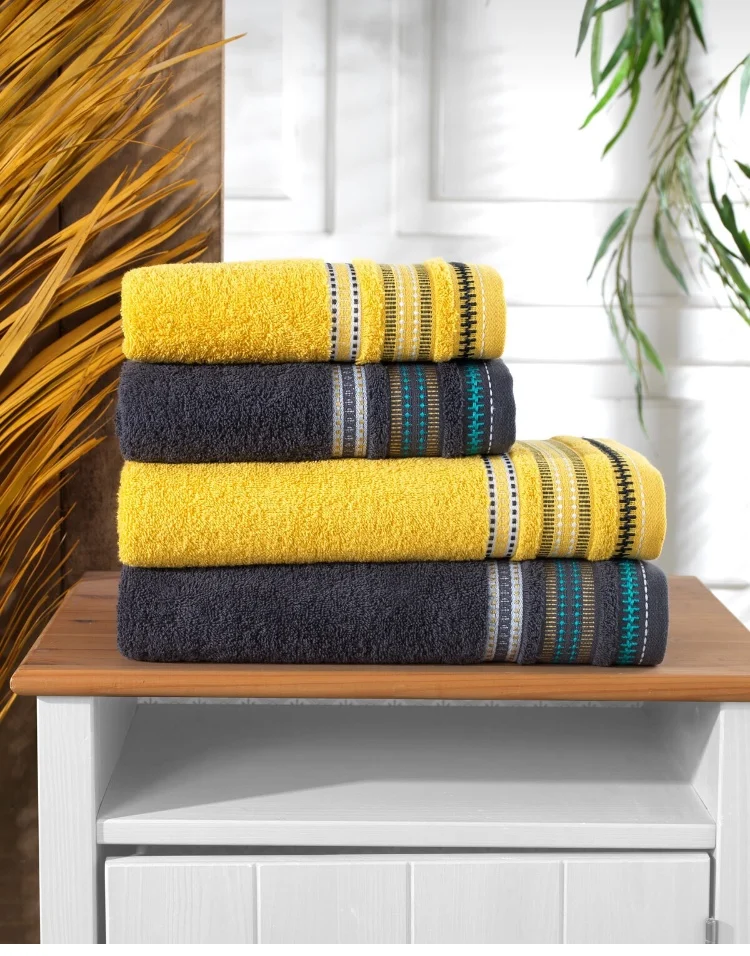 

English Towel High Water Absorbency High Quality Towel Set