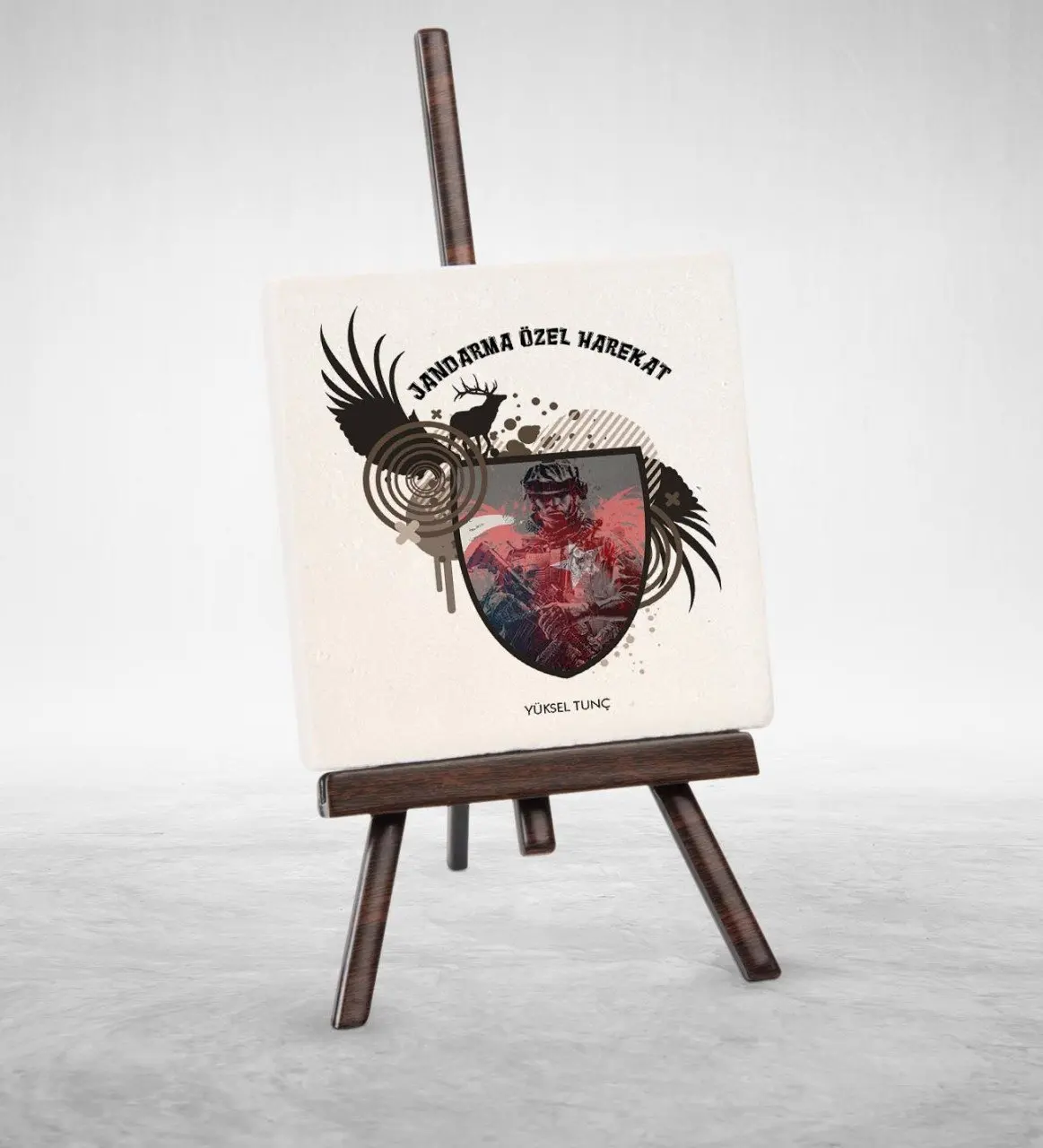 

Personalized Professional Gendarmerie Special Harekat Şovaleli Natural Stone