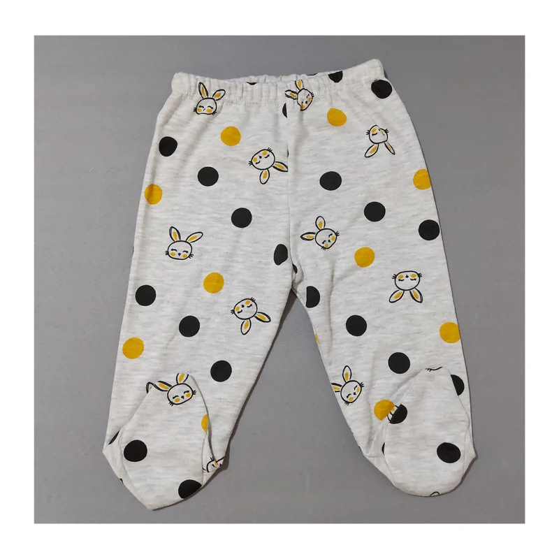 

Newborn 0-3 Months Baby Girl Clothes Mustard Color Cotton Rabbit Print 2021 Summer 5 Piece Set