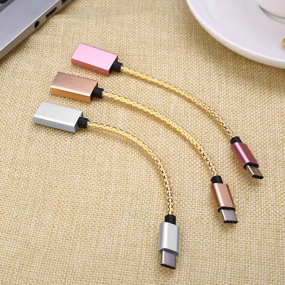 USB 3 1 Type-C к OTG кабель Цвета Универсальный 15 см адаптер для Мобильный телефон линия