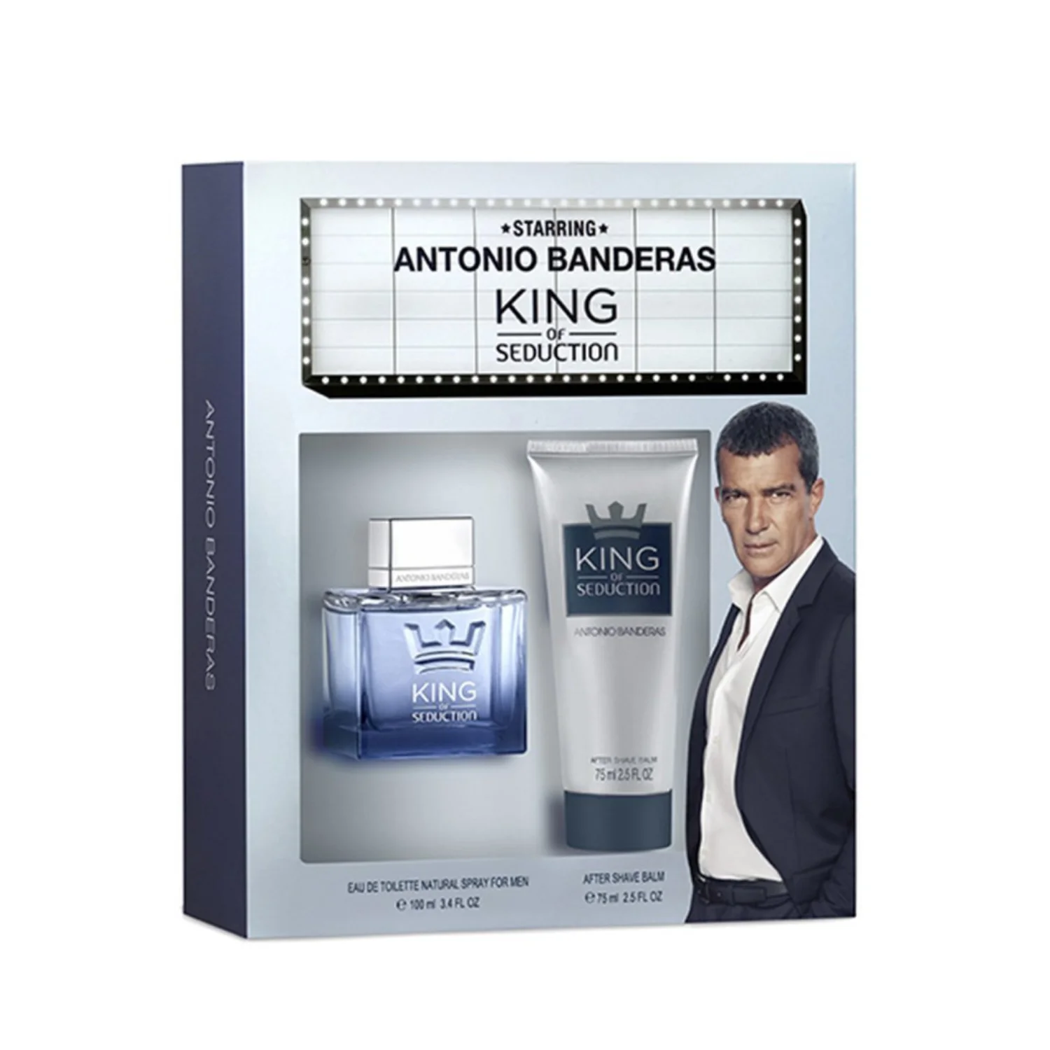 

ANTONIO BANDERAS King Of Seduction Edt 100 ml + After Shave Balm 75 ml Men's Perfume Set