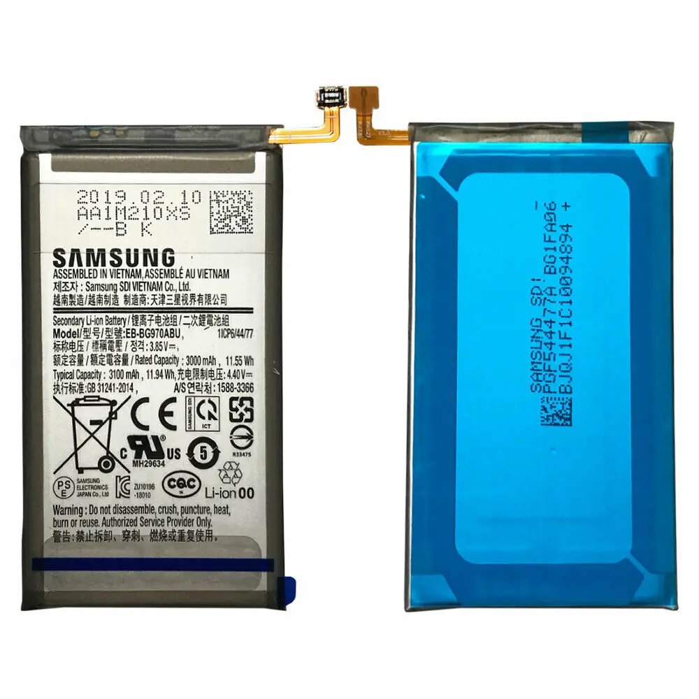 Galaxy s10 аккумулятор. Аккумулятор Samsung g970 Galaxy s10e 3100 Mah gh82-18825a.